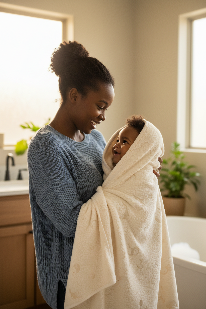Hooded Baby Bath Towel (Ultra-Soft)