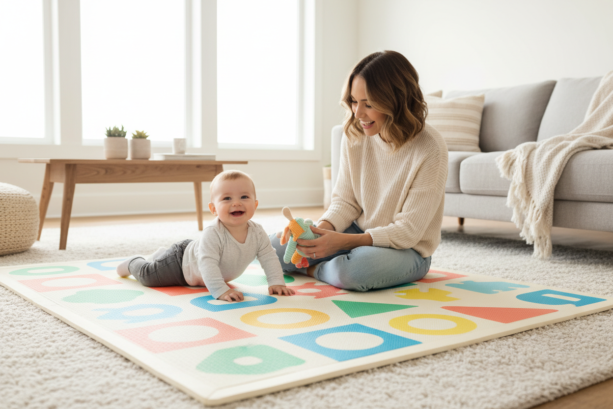 Baby Play Mat (Foldable, Non-Toxic)