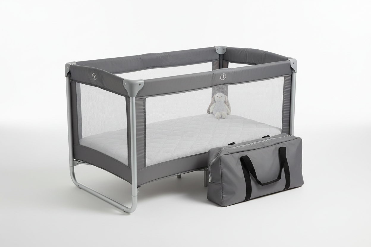 Portable Baby Travel Cot (Foldable)